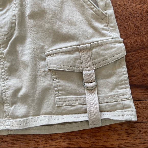 No Boundaries Beige Cargo Mini Skirt - Picture 4 of 9